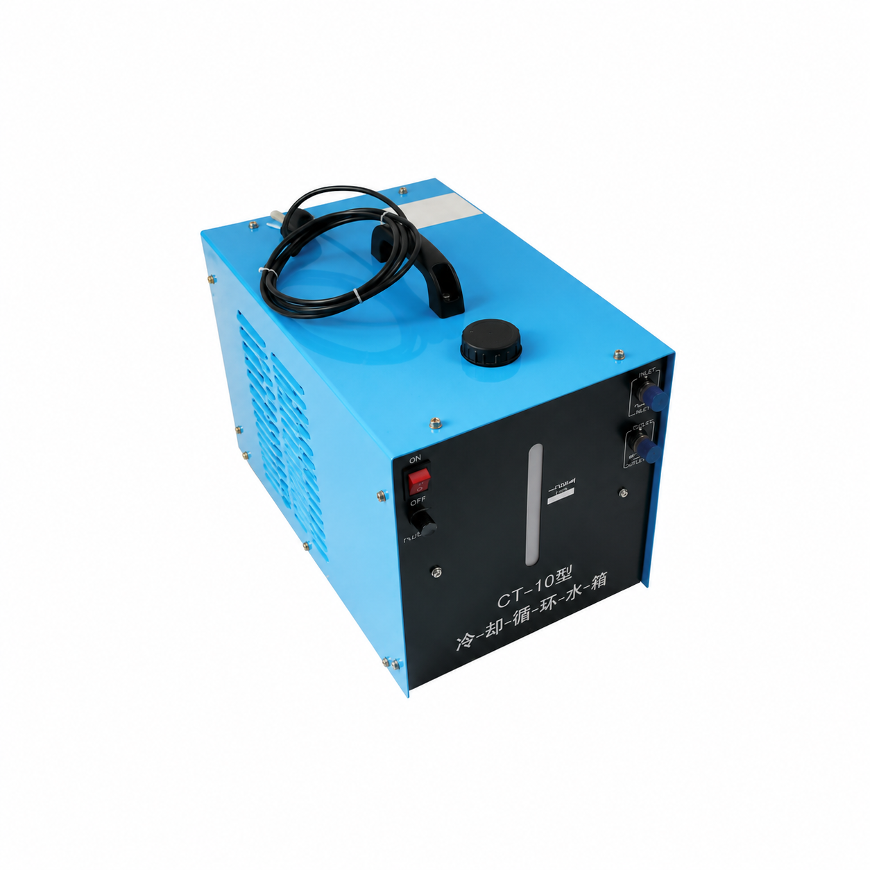 Cooling circulation water tank for butt fusion welding machines, electrofusion welding machines, plastic pipe welding equipment and mechanical equipment cooling water supply