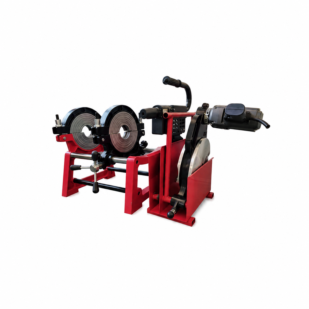 Manual butt fusion welding machine for PE, PPR, PB and PVDF plastic pipe welding, pipe installation and on-site repair