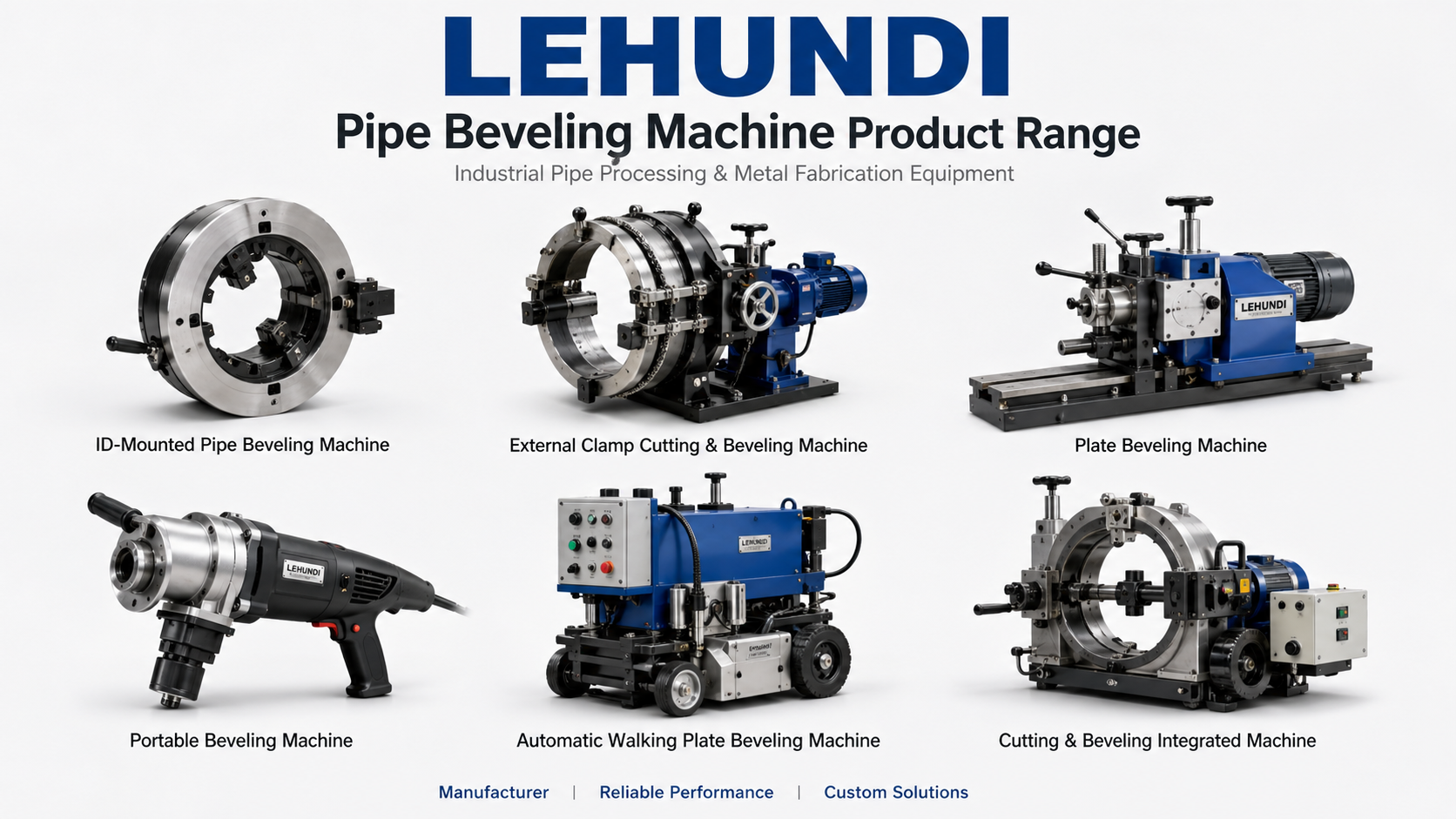 Pipe beveling machine selection and weld preparation